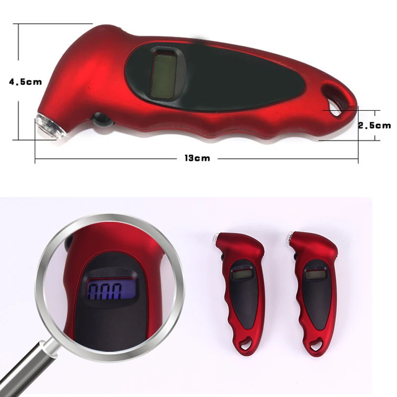 Автоматический манометр для шин цифровой контроль давления в шинах Высокоточный Автомобильный манометр колесная шина воздушный тестер