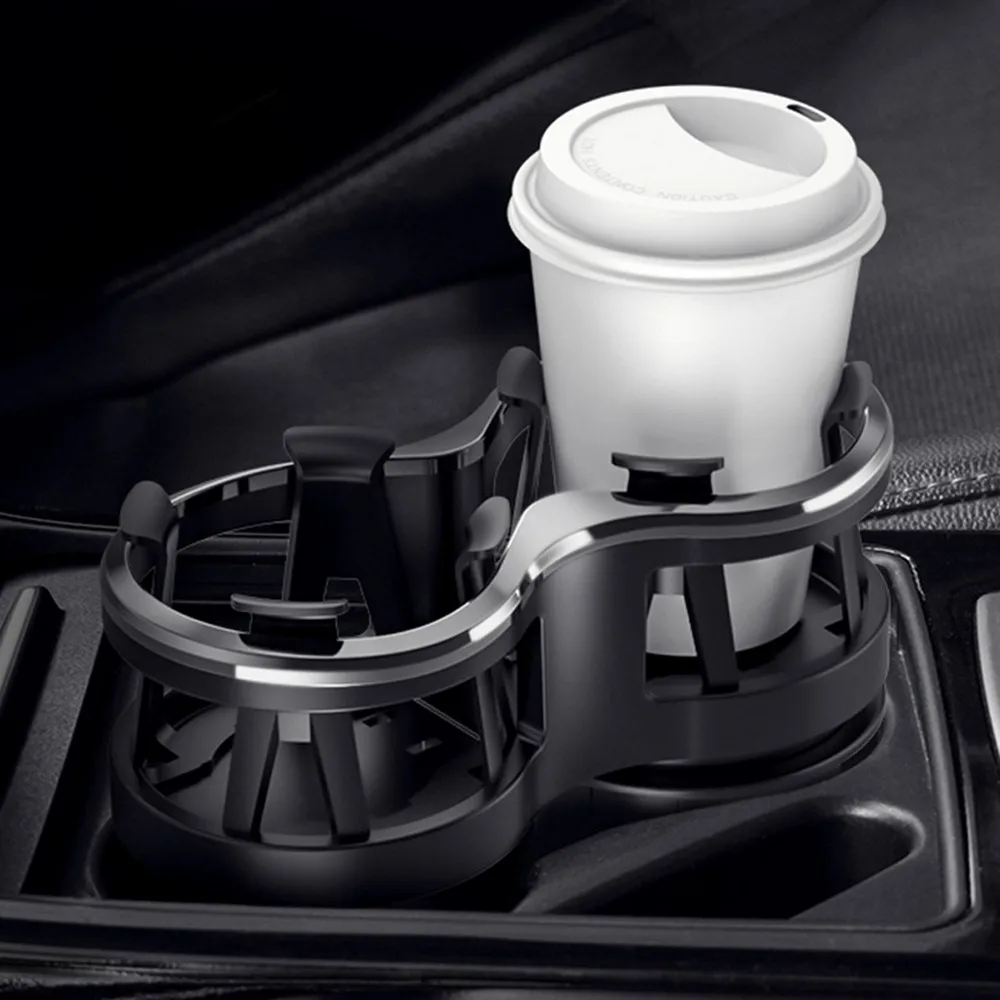 Universal Car Seat Cup Holder Drink Holder Dual Hole Drink Bottle Rack Water Beverage Cup Stand Stowing Tidying Car Cup Holder
