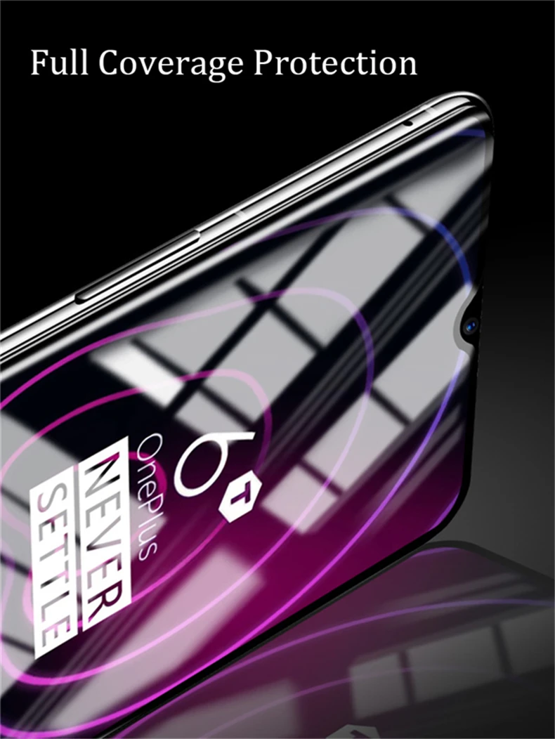 Oneplus 7 Pro закаленное стекло Oneplus 6T 5T 3T 9H полное покрытие Защитное стекло для Oneplus7 Oneplus 6 5 3 Защитная пленка для экрана