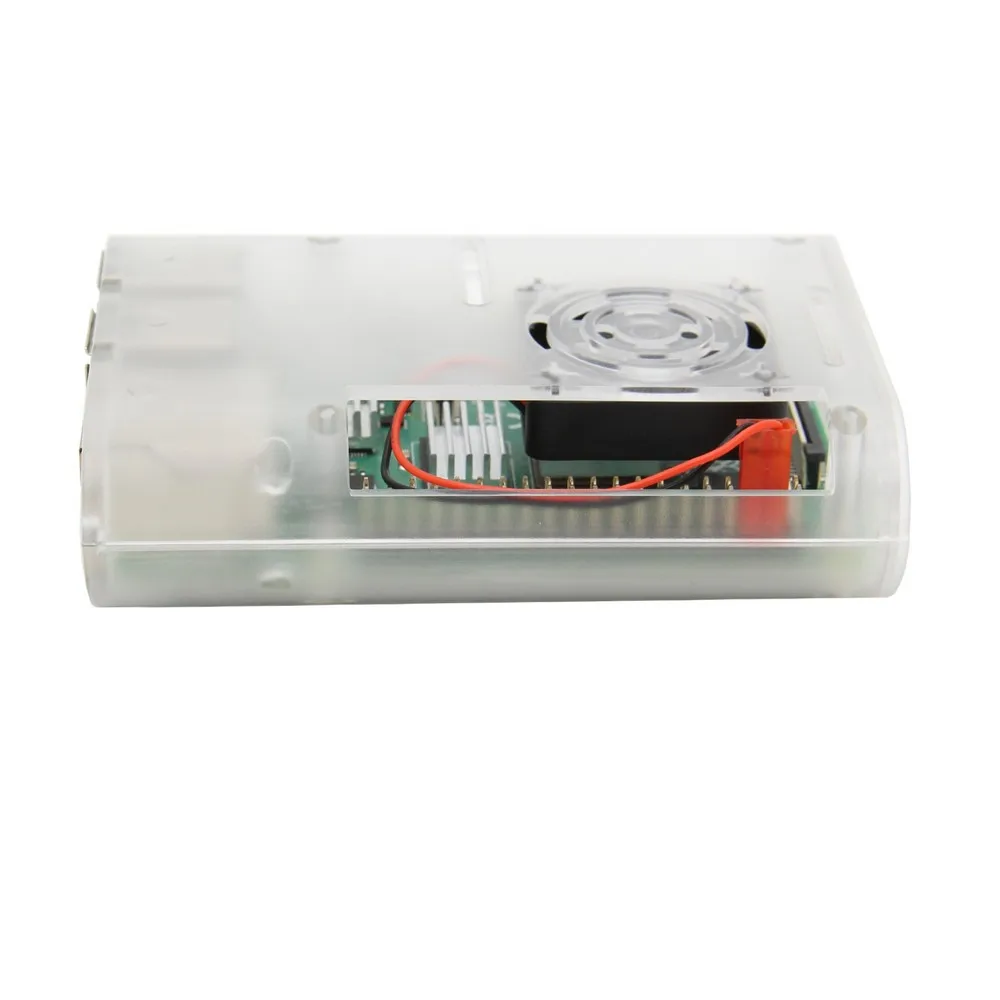 Raspberry Pi 4 Case with Cooling Fan, ABS Case/ Enclosure/ Cover for Raspberry Pi 4 Model B