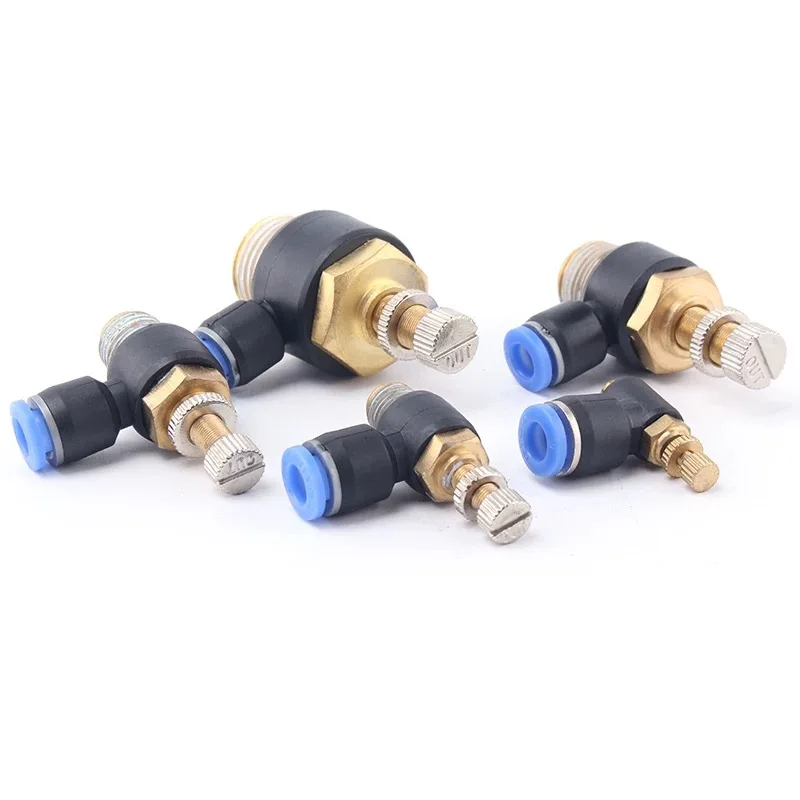 Пневматический регулятор скорости расхода SL трубка с наружным диаметром 1/4 дюйма