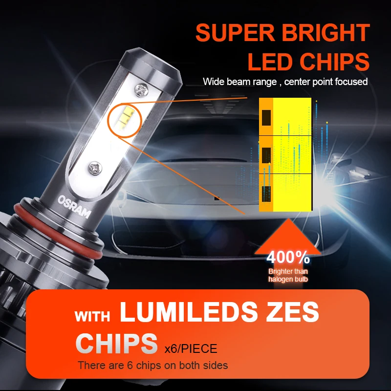 OSRAM СВЕТОДИОДНЫЙ 9012 HIR2 светодиодсветильник фары H1 H4 HB2 9003 9005 9006 HB4 HB3 H11