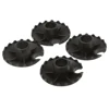 4 Pieces Trekking Poles Hiking Poles Touring Basket with Thread Ski Poles 3