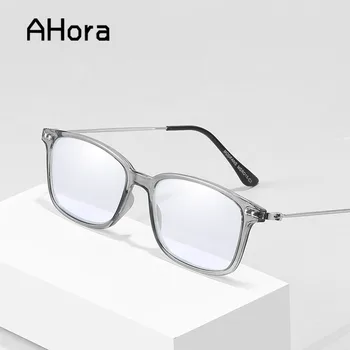 

Ahora Ultralight Brown Lens Reading Glasses Women&Men Square Business Presbyopic Eyeglasses Hyperopia Eyewear+1.0+1.5...+4.0