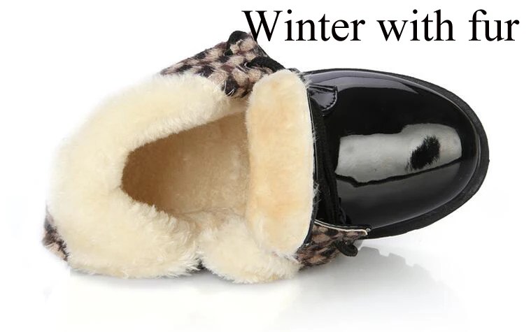 YWPENGCAI/осенне-зимние детские ботинки; водонепроницаемые Нескользящие Детские ботинки; теплые толстые плюшевые ботинки для девочек; размеры 21-36; ботинки для малышей