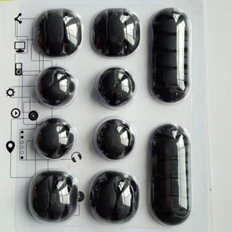 10 шт./компл. портативный двойной кабель с 5 отверстиями USB Держатель зарядного