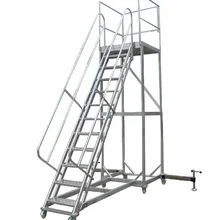 6 лестницы пакет, прокатки Рабочая платформа/1x1 м Arieal платформа/3 м высота лестницы, индивидуальные высокие доступны
