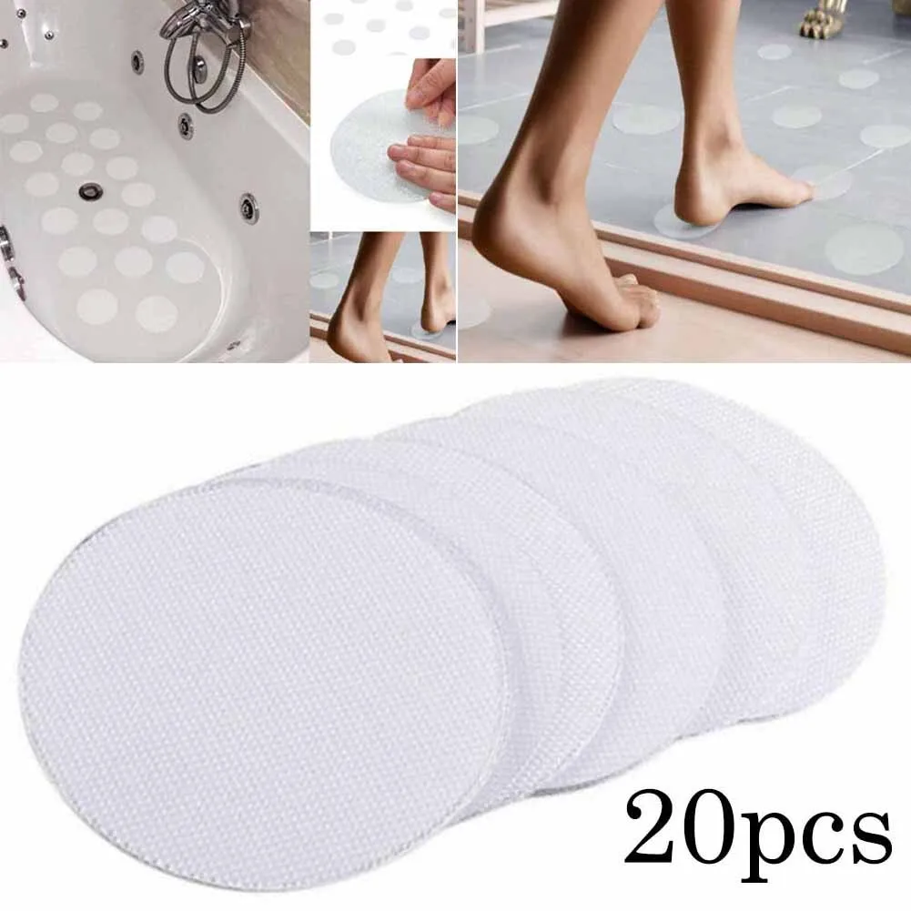 20pcs Non Slip Stickers Peva For Bathroom Shower Adhesive Antislip
