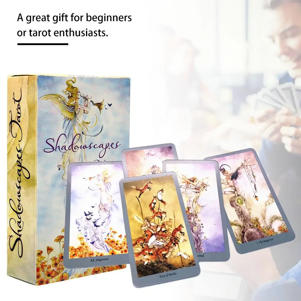 78 шт/лот полная английская версия Shadowscapes Tarot карты доска Вечерние игры игральные карты, игра для вечерние семейная карта игры