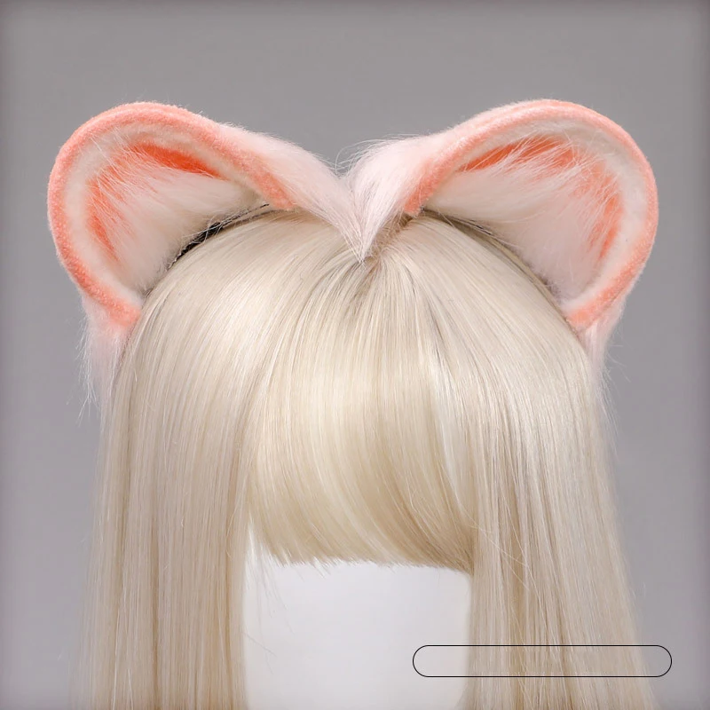 

Anime Animal Headbands Hair Clip Plush Beast Lolita Accessories Headdress Birthday Cosplay Cartoon Party Decoration