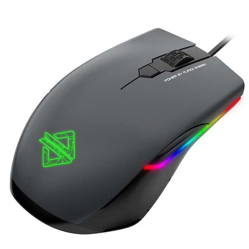 

Ajazz AJ903 RGB Shining Mouse Color Backlight Lol Chicken Pressure Gun FPS Gaming Mouse