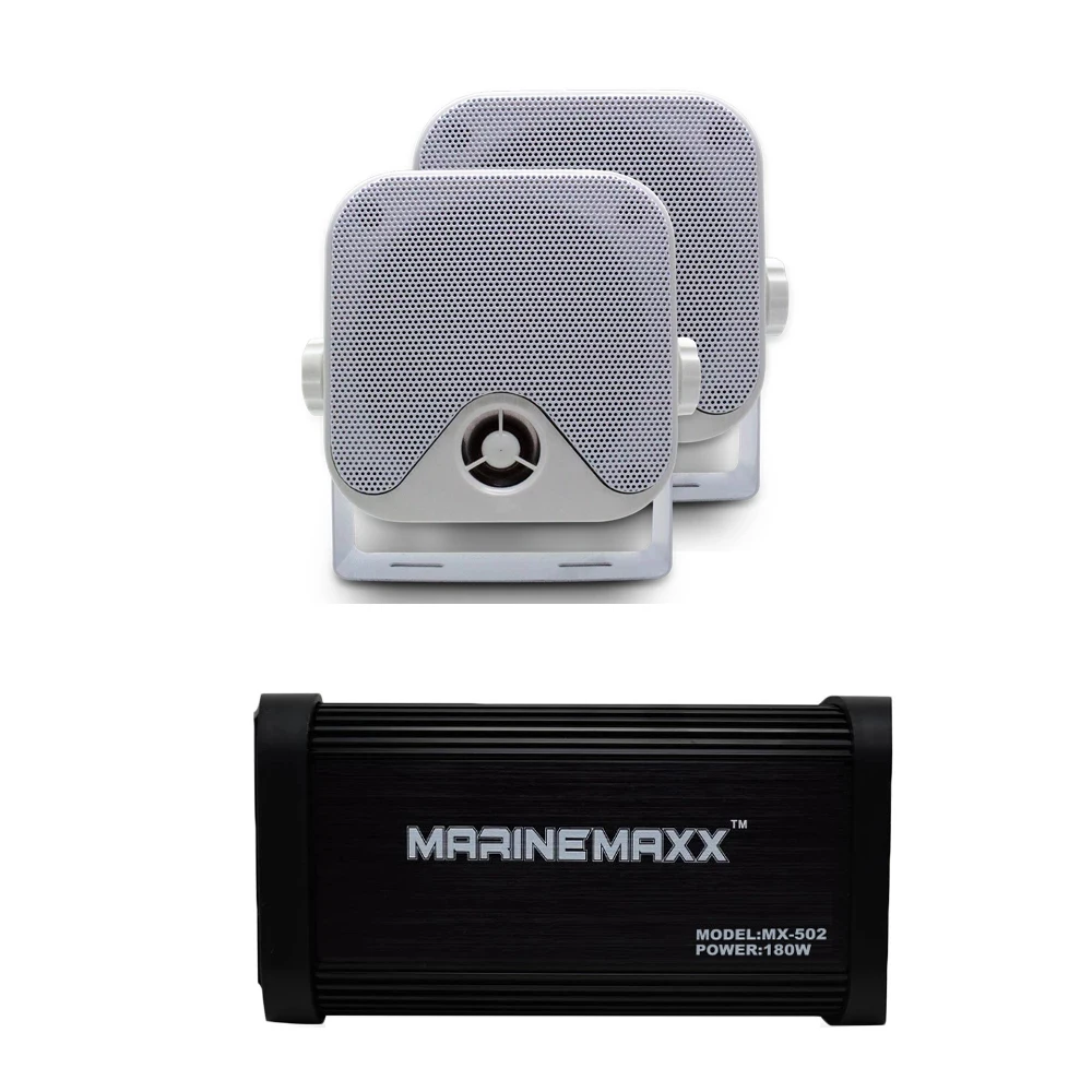 180 Вт 4 канала Bluetooth морской мотоцикл усилитель Лодка аудио стерео + inch морских