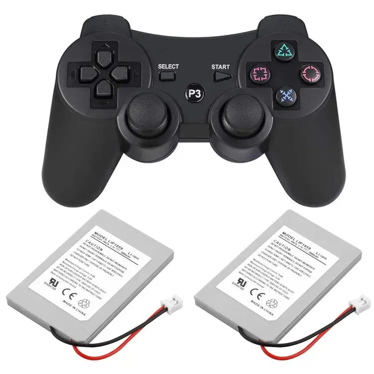 

2 перезаряжаемых сменных аккумулятора 1800 мАч для игрового контроллера PS3, аккумулятор для геймпада PS3