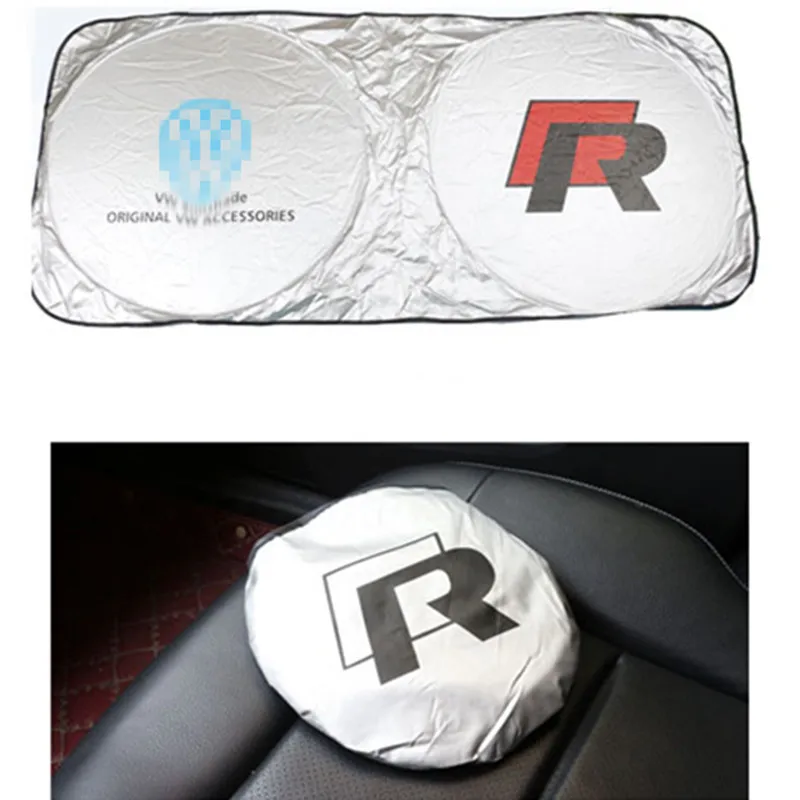 

70*150 cm Sunshade for Volkswagen car Front window uv protector Car Cover Snow rain Ice Shield sun Shade visor Summer Windscreen