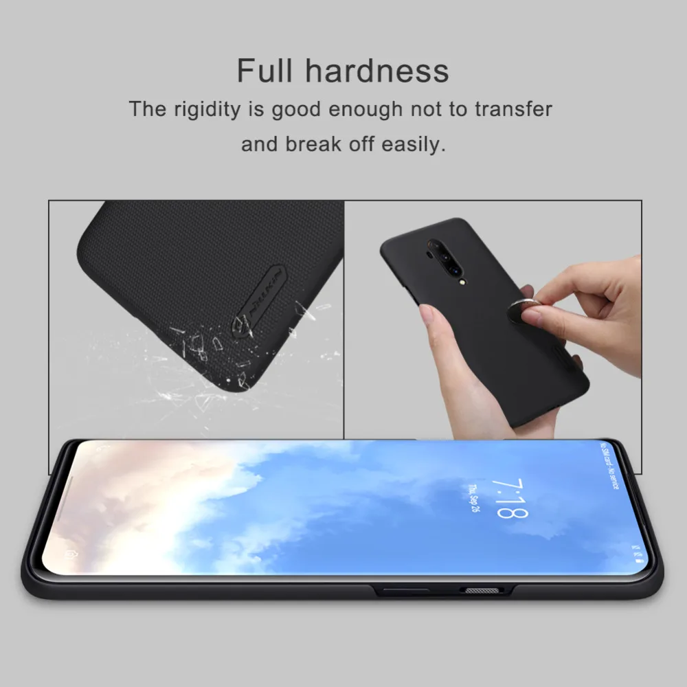 Чехол для oneplus 7T oneplus 7T Pro coverNILLKIN, суперматовый чехол, жесткая задняя крышка для oneplus 7/7 Pro oneplus 6/6t oneplus 5T