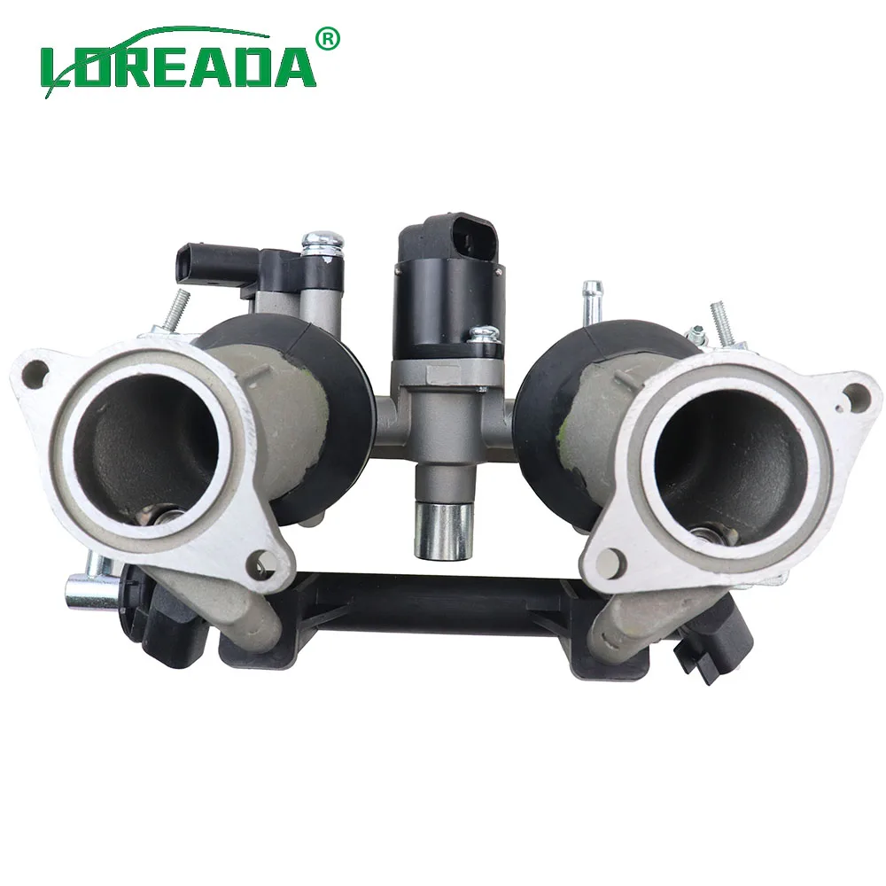 LOREADA Original Motorcycle Throttle body for Motorcycle DELPHI system with IACA 26179 and TPS Sensor 35999 Bore Size 30mm