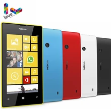 Nokia Lumia 520 мобильный телефон двухъядерный 3g wifi gps 4," 5MP 8 Гб Nokia 520 Восстановленный Windows разблокированный мобильный телефон