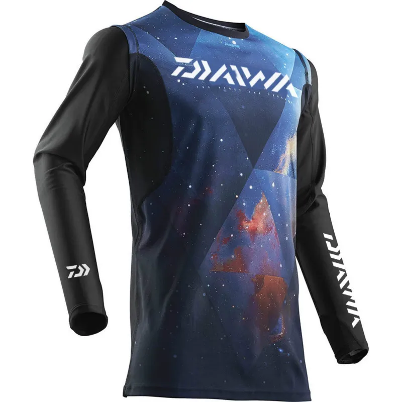 DAIWA одежда для рыбалки летнее пальто с длинным рукавом холодное ощущение солнцезащитный крем анти-УФ быстросохнущие дышащие рыболовные рубашки