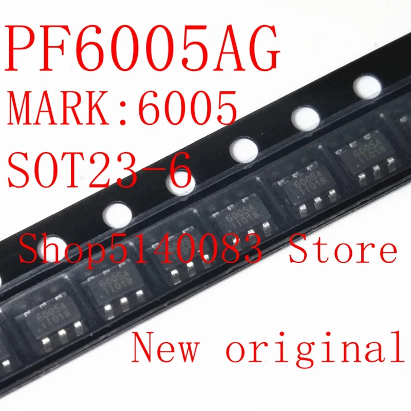 5 шт.-50 шт. PF6005AG SOT23-6 PF6005A SOT23 PF6005 6005AG 6005 код 6005A чип управления питанием Новый и