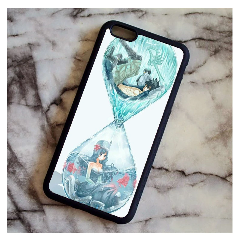 Серый Защитный чехол для телефона KETAOTAO Mirajane fairy tail s для iPhone 4S 5C SE 5 5S 6 6S 7 8 Plus X чехол из мягкого ТПУ резины и силикона - Цвет: Серый
