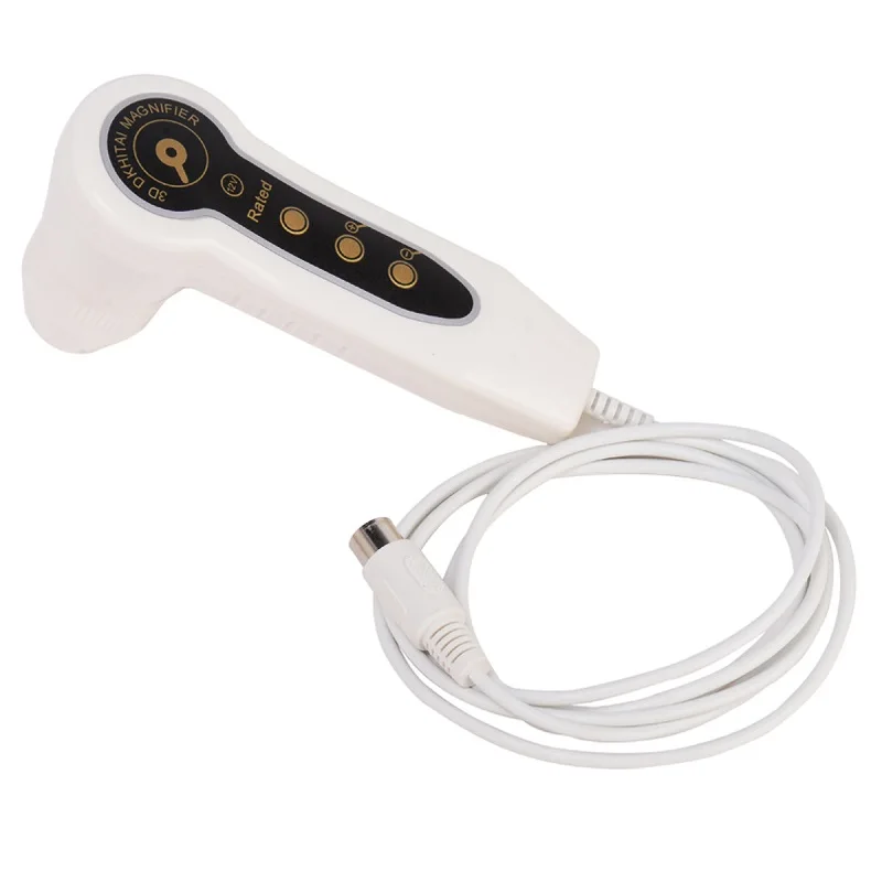 Skin Analyzer Electric Portable Facial Skin Detector Dermoscopy Tester For Diagnosis With 2 Lens