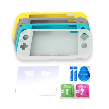 

New Arrival for Nintend Switch Lite Games Console2 In 1 Game Cover Protector Case+ HD Anti-explosion Screen Cover Film Cover