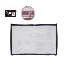 180 см ворота для собак Портативная Складная сетка ворота для собак из сеточки барьер забор защита для домашних животных для дома путешествия черный