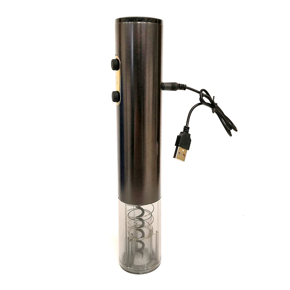 1pcs Electronic Wine Opener Red Wine Corkscrew Aluminum Alloy Automatic Bottle Opener With Vacuum Stopper Kitchen Bar Tool 3 In1