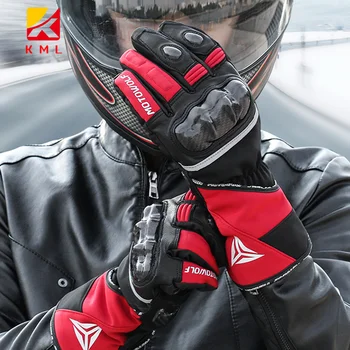 

Motorcycle Gloves Men 100% Waterproof Windproof Winter Gant Moto Gloves Touch Screen Guantes Moto Motorbike Riding Gloves