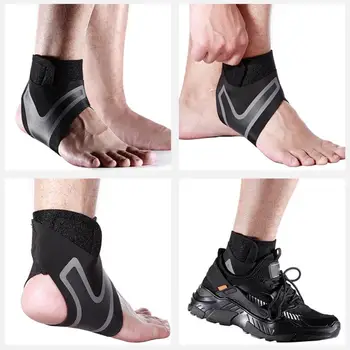 Sport Enkel Protector Druk Mouw Unisex Dunne Gezamenlijke Verstuiking Preventie Voet Verstuiking Basketbal Running Enkel Ondersteuning Brace