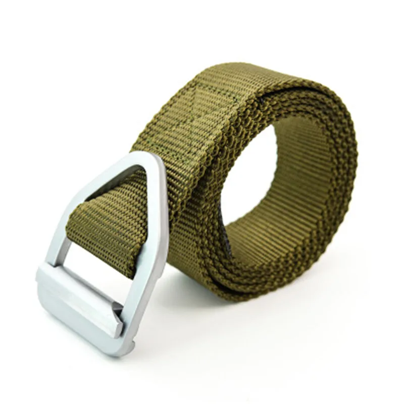Army green Открытый Нейлоновый пули тактический ремень с пряжкой из сплава Регулировка Аварийной Выживания поясные ремни для мужчин военный пояс ремень из текстиля - Цвет: Army green