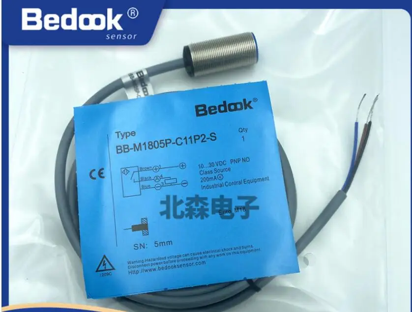 

Inductive proximity switch BB-M1805P-C11P2 three-wire PNP normally open sensor