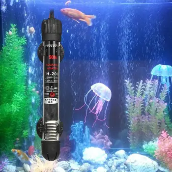

110v-220v YUGE Adjustable Temperature Thermostat Heater Rod 25W/50W/100W/ 200W/ 300W Submersible Aquarium Fish Tank Water Heat