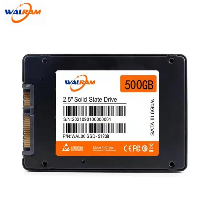 fastest internal ssd WALRAM ssd 500gb sata 3 ssd sata 480gb ssd 1 tb HD SSD Hard Drive Disk HDD Internal Solid State Drives for laptop PC sandisk internal ssd