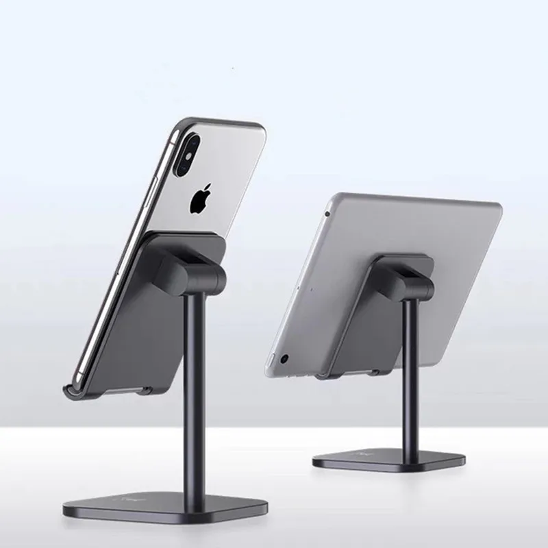 

Mobile Phone Holder Aluminium Alloy Metal Desktop Tablet Holder For Universal Tablet Phone Adjustable Stand Phone Holders