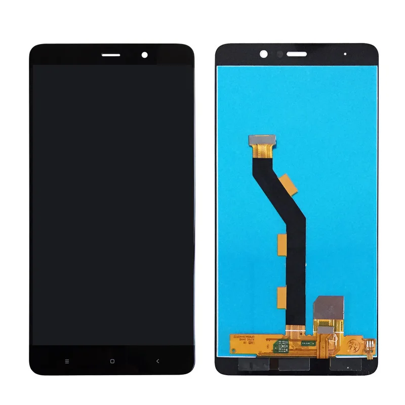 Черный Netcosy lcd сенсорный экран в сборе для Asus Mi 5s Plus запасные части, светодиодный экран дисплея дигитайзер в сборе для Asus Mi 5s Plus - Цвет: Черный