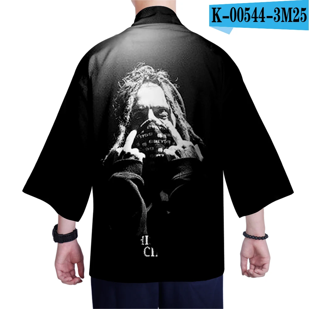 Ghostemane, рубашка для косплея, кимоно, традиционная юката, мужское кимоно, японский косплей, harajuku Ghostemane, кимоно, рубашка, уличная одежда - Цвет: Оранжевый