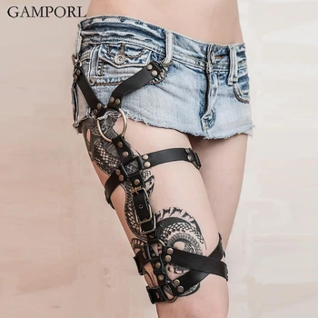 

GAMPORL Women Harness Waist Leg Garter Belt Sexy Cosumes Jartiyer Fantazi Seks Arnes Mujer Suspenders Pastel Goth Ceinture Femme