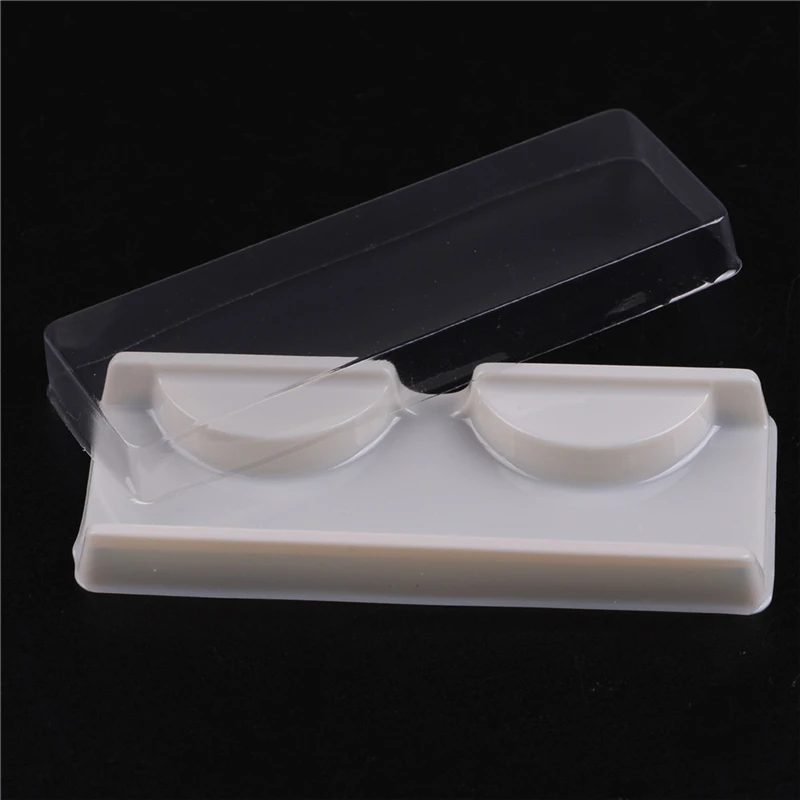 1 Set Reuseable Strip Eyelash Box Packaging Bottom with Transparent Cover Eye Lashes Lash Case Protection 5