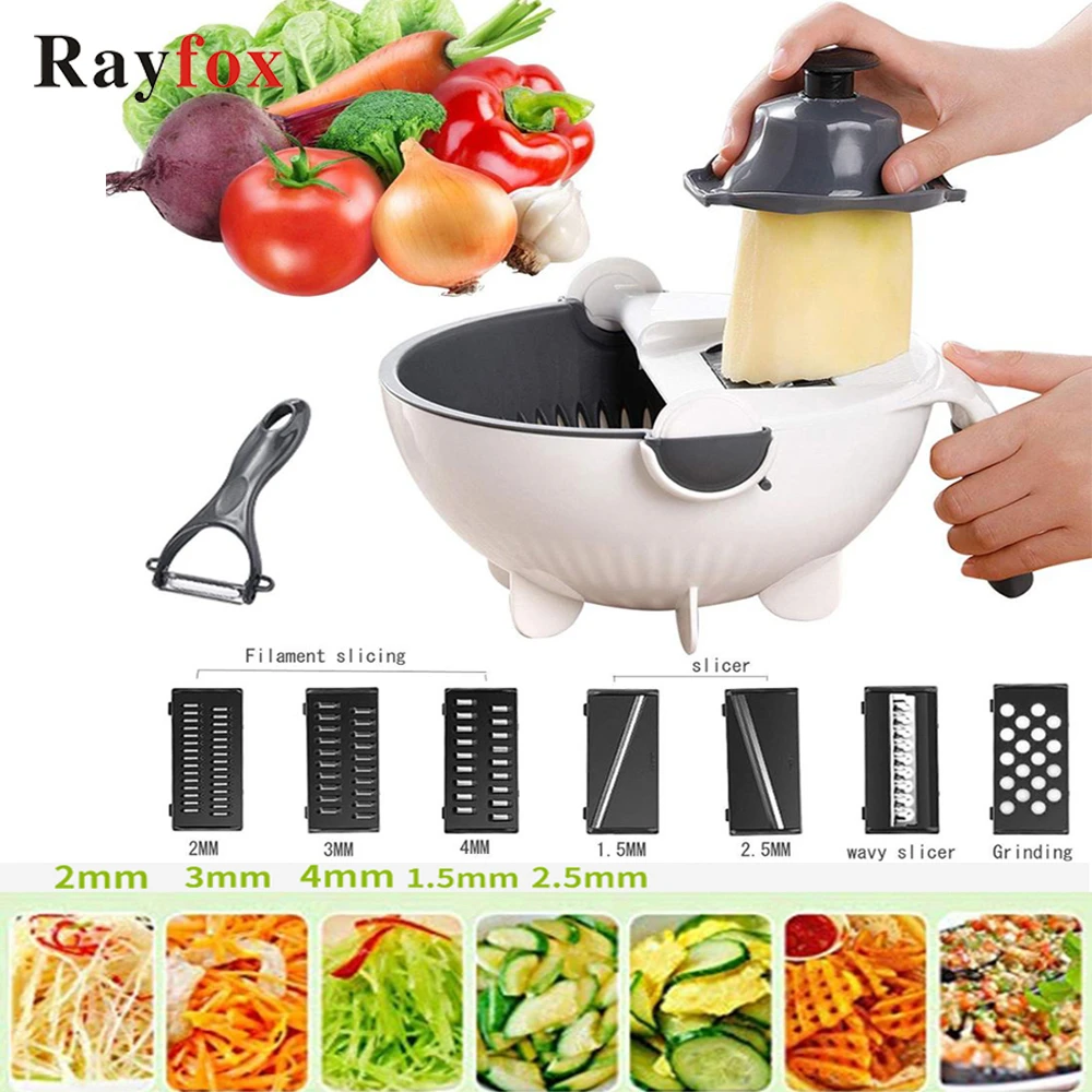 9 In 1creative Vegetable Cutter Potato Slicer Shredders Chopper Graters Kitchen Utensil Cooking Tools Kitchen Accessories Gadget Garnishes Aliexpress