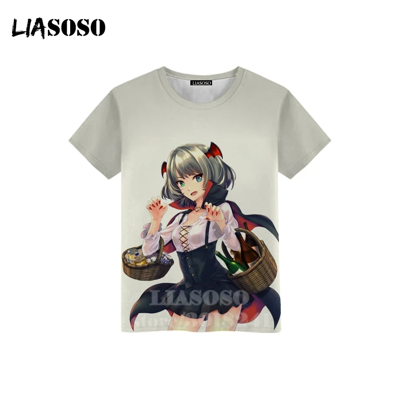 LIASOSO/детская футболка Kanzaki Ranko с 3D принтом аниме Idol Master Золушка для девочек детский топ для мальчиков и девочек, свитер для подростков, B173-09 - Цвет: 9