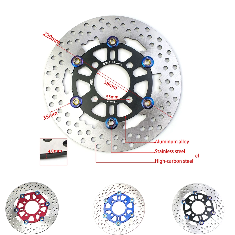 Brembo Feste Hintere Bremsscheibe Serie Oro 220 Mm Suzuki - MOTO BIKE PARTS