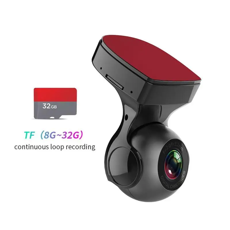 Eyeball Dash Cam Автомобильный видеорегистратор Камера с функцией ADAS 140 градусов HD 1080P Авто Dashcam USB видео рекордер для Android автомобильное радио