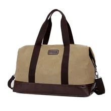 Винтажные дорожные сумки, холщовые Кожаные мужские сумки для багажа, мужские спортивные сумки, сумка для путешествий, большая вместительность, сумка для выходных, для сна