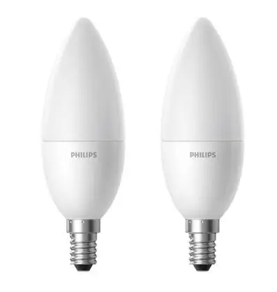2pcs matte version New Original Xiaomi Smart Candle Shape LED Lamp E14 Bulb light 3.5W 0.1A 220-240V 50/60Hz Wifi Remote Control by Mi home App D5 - Цвет: 2pcs matte version