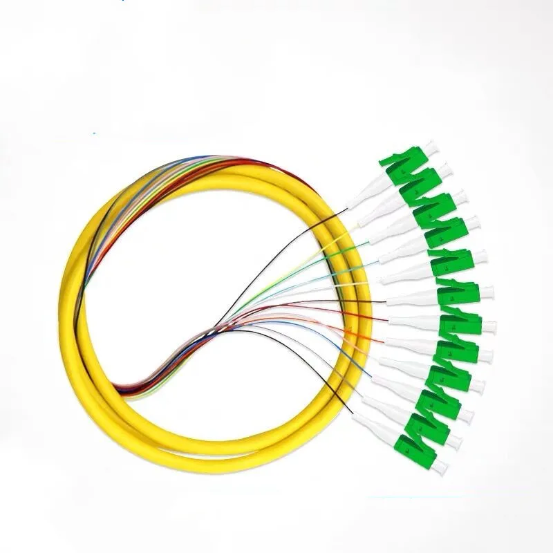 

Fiber Optic Bundle Pigtail LC Single Mode 12 Core Pigtail LC APC CATV Patch Cord