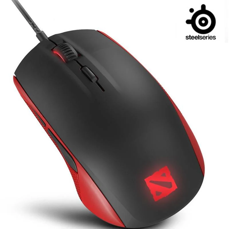 Новая игровая мышь SteelSeries Rival 100 DOTA 2 USB Проводная оптическая 4000 dpi с призмой RGB