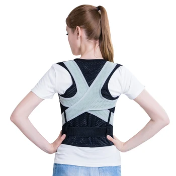 

Back Posture Corrector Brace Corset Back Clavicle Straightener Spine Support Belt for Upper Back Shoulder Support Bandage