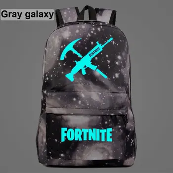 

Luminous Fortnites Child Backpack School Bags Unisex Schoolbag Women Student Bookbag Rucksack Cartoon Shoulder Pencil Travel Bag