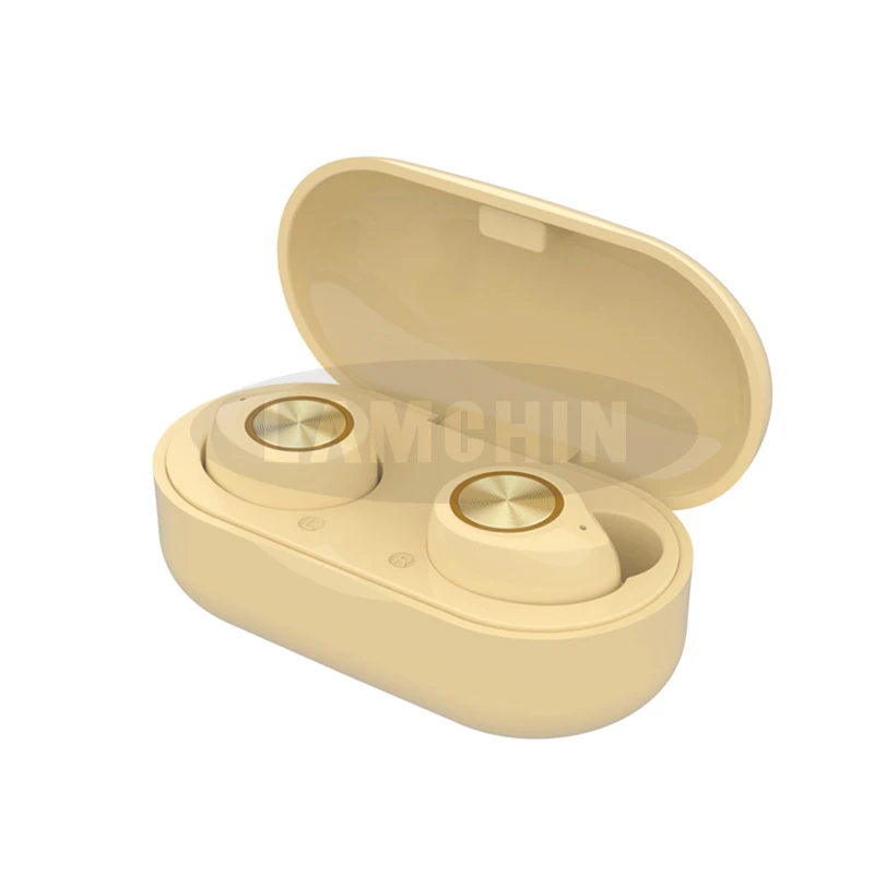 Yellow Многоцветный Bluetooth 5,0 Haedset с микрофоном TW60 TWS наушники беспроводные HIFI Стерео шумоподавление iPX5 Bluetooth наушники - Цвет: Yellow